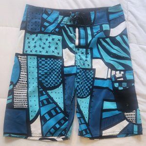 Swim Trunks/board shorts by Top Season in size Medium/ 32'-34" waist
